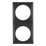 Berker 918262510 Rahmen 2fach Integro Flow schwarz,...