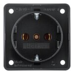 Berker 09418505 Steckdose SCHUKO Integro Modul schwarz matt
