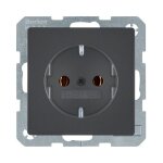 Berker 41436086 Steckdose SCHUKO Q.1/Q.3 anthrazit, samt
