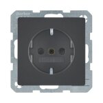 Berker 47236086 Steckdose SCHUKO Q.1/Q.3 anthrazit, samt