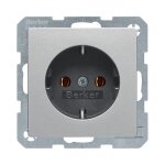 Berker 47436084 Steckdose SCHUKO Q.1/Q.3 alu samt