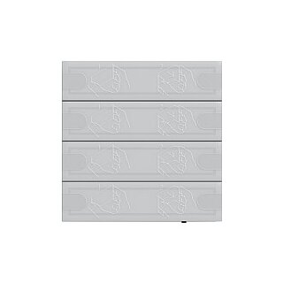 Gira 5004028 KNX Tastsens.4 Komfort 4f TS4 Anthrazit