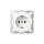 Gira 418327 SCHUKO-Steckdose uP mit SafetyPlus Schraubkl. Syst.55 rw matt