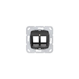 GIRA 560100 Modular Jack 1 2fach Tragring