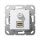GIRA 569703 MJ RJ45 Cat 6A 10 GB,SAT F Gender Ch.Einsatz Reinweiß