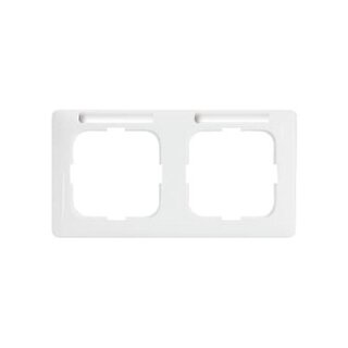 BUSCH JAEGER 1732NSKA-214 Rahmen 2f linear m.Sichtfenster waagerecht Reflex SI aws