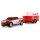 Amewi RC Pickup Die Cast mit Wohnwagen 1:64 RTR rot 6+