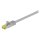 Goobay RJ-45 Patchkabel Cat 6.a S/FTP (PIMF), mit Cat.7 Rohkabel (grau, 3 Meter, 500 MHz)
