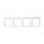 GIRA 0214150 Abdeckrahmen 4f Gira E1 Reinwei