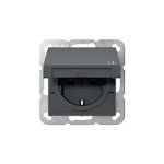 Gira 441428 SCHUKO-Steckdose uP mit Klappd.+SafetyPlus...