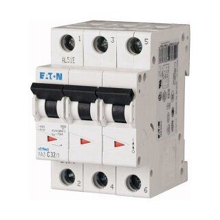 EATON FAZ-C16/3 LS-Schalter 16A 278873 3p C-Char 278873