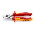KNIPEX Kabelschere isoliert mit Mehrkomponenten-Hllen