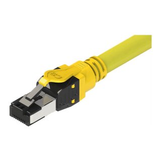 ROLINE S/FTP- PiMF- Patchkabel Kat.8 Class I LSOH Litzendraht gelb 3m