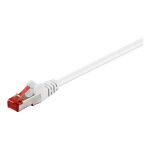 Wentronic Goobay CAT 6 Patchkabel, S/FTP (PiMF), Wei, 3 m...