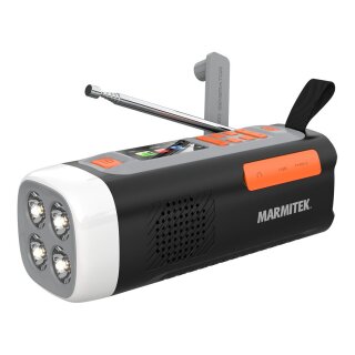Marmitek RESQ 200 outdoor radio, Black