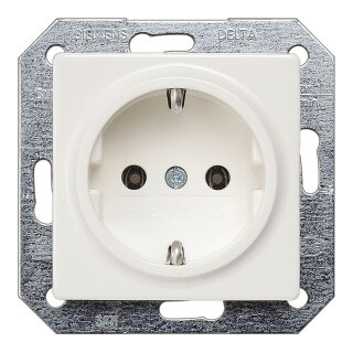Siemens 5UB1511 DELTA i-system Schuko- Steckdose 10/16A 250V titanwei