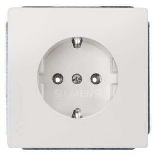 Siemens 5UB1853 DELTA style Schuko- ** Steckdose 10/16A 250V Abdeckpl. titan