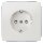 Siemens 5UB1853 DELTA style Schuko- ** Steckdose 10/16A 250V Abdeckpl. titan