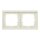 Siemens 5TG1322 DELTA style Rahmen 2fach ** titanwei 153x82mm
