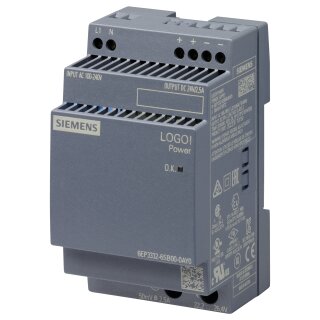 Siemens 6EP33326SB000AY0 LOGO!POWER 24V 2,5A Geregelte Stromversorgung