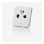 FUBA GAD 300 Antennendose EINZEL Sat 3-Loch