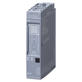 SIEM 6ES7132-6BD21-0BA0 SIMATIC ET 200SP DQ 4x24VDC/2A ST VPE 1