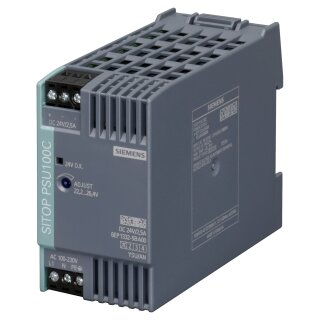 Siemens 6EP13325BA00 SITOP PSU100C 24V 2,5A gerege. Stromvers. Eing. 120-230VAC
