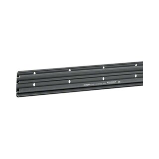 Hager Sockelleistenkanal- SL200801 Unterteil 3Kammern PVC 20x80mm schwarz