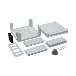 Hager Kabelanschlusskasten univers U84LS 324x307x149 IP54 SKII seitlich leer
