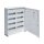 Hager Feldverteiler AP univ. IP44 FWB42S 96PLE 2x4Reihen 650x550x161 QC