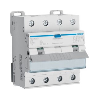 Hager Fi-LS 4P 10kA C-16A 30mA ADX466D Typ A
