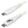 STARTECH.COM 2m USB4 Kabel 20Gbps USB-IF-zertifiziertes USB-C Kabel 240W PD EPR 4K 120Hz DP 2.1 TPE-Mantel Weiss