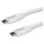 StarTech USB-C auf USB-C Kabel mit 5A Power Delivery - St/St - Weiss - 4m - USB 2.0 - USB-IF zertifiziert - USB Typ C Kabel