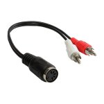 Connections Audio Adapter 5-pol DIN Buchse an 2x Cinch...