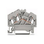 WAGO 280-641 3-Leiter-Durchgangsklemme, 2,5 mm,mittige...