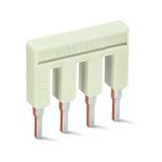 WAGO 2002-404 Brcker,4-fach,isoliert,lichtgrau