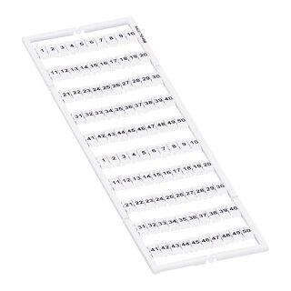WAGO 793-5566 WMB-Beschriftungskarte, als Karte, bedruckt,wei