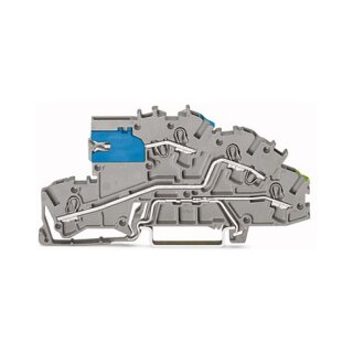 WAGO 2003-7641 Installationsetagen- klemme,mit N-Trennschlitten,NT/L/PE,grau