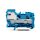 WAGO 2006-7114 1-Leiter-N-Trennklemme,6 mm,Push-in CAGE CLAMP ,blau