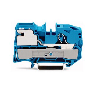WAGO 2016-7114 1-Leiter-N-Trennklemme,16 mm,Push-in CAGE CLAMP ,blau