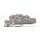 WAGO 2005-7642 Installationsetagen- klemme,L/L,Push-in CAGE CLAMP ,grau