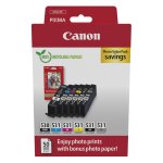 Canon PGI-530/CLI-531 PGBK/C/M/Y/BK/GY Photo Value Pack