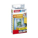 tesa Fliegengitter Insect Stop SUN PROTECT anthrazit 1,3...