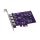 Sonnet Allegro 4-Port USB 3.0 PCI-Express Adapter MAC/PC