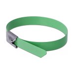 Delock Edelstahlkabelbinder L 300 x B 7,9 mm grün 10...