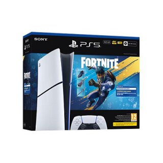 Sony PlayStation 5 Slim Digital Edition 825GB + Fortnite: Flowering Chaos - White