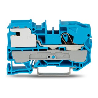 WAGO 2010-7114 1-Leiter-N-Trennklemme,10 mm,Push-in CAGE CLAMP ,blau