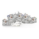 WAGO 2205-7646 Installationsetagen- klemme,N/L/PE,Push-in...