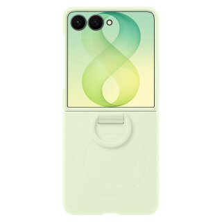 Samsung Silicone Ring Magnet Case fr Galaxy Flip8 green
