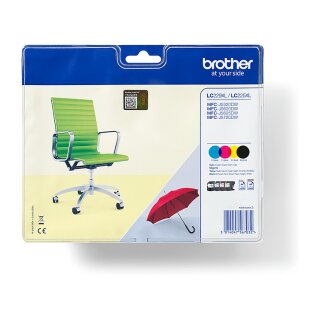 Brother LC-229XLVALBP Schwarz, Cyan, Magenta, Gelb